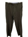 Peter Millar Size 34 Brown Synthetic Grid Dress Men's Pants Brown / 34