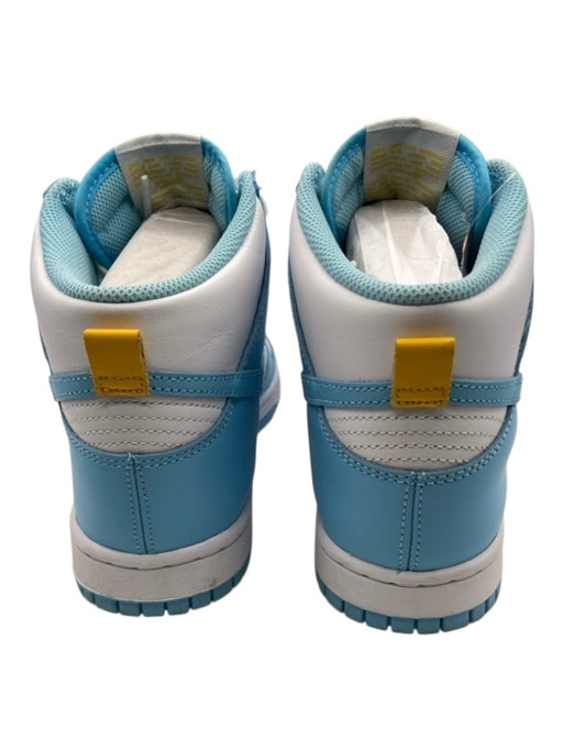 Nike Shoe Size 8 Blue & White Leather Perforated lace up High Top Sneakers Blue & White / 8