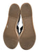 Franco Sarto Shoe Size 9 Black & Beige Leather Upper Criss Cross Espadrille Black & Beige / 9