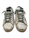 Golden Goose Shoe Size 39 Cream, gold & green Leather Laces Low Top Sneakers Cream, gold & green / 39