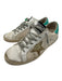 Golden Goose Shoe Size 39 Cream, gold & green Leather Laces Low Top Sneakers Cream, gold & green / 39