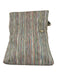 Sondra Roberts Taupe & Multi Leather Chain Strap Zip Close Fold Over Bag Taupe & Multi / Small