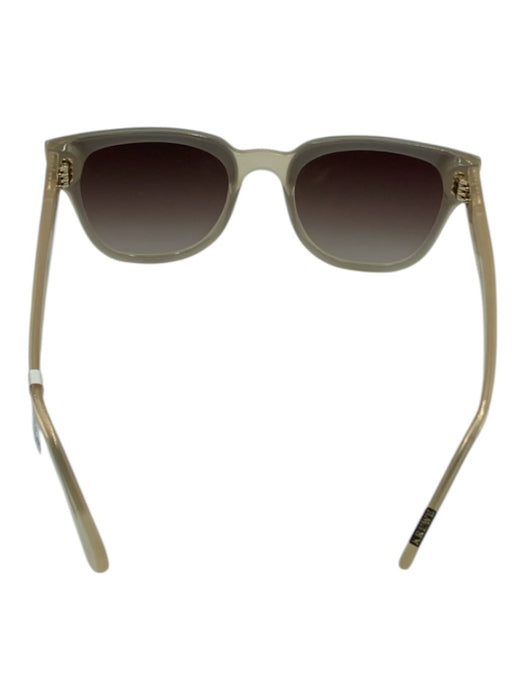 Krewe Clear & Brown Acetate Cat Eye Gradient Translucent Sunglasses Clear & Brown