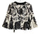 Anne Fontaine Size 38 White, Gray, Black Polyester & Viscose Zip Up Jacket White, Gray, Black / 38