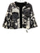 Anne Fontaine Size 38 White, Gray, Black Polyester & Viscose Zip Up Jacket White, Gray, Black / 38