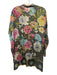 Johnny Was Size M Blue, Yellow, Pink Silk Mixed Floral Long Sleeve Top Blue, Yellow, Pink / M