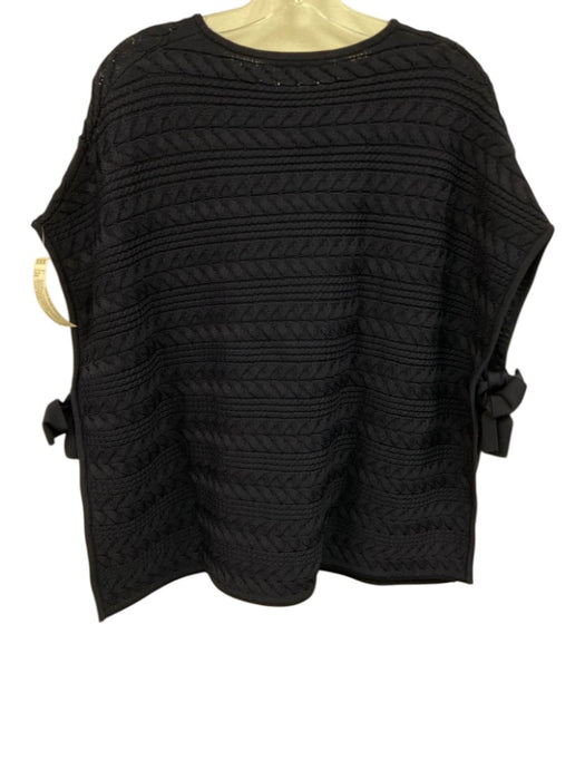 CH Carolina Herrera Size One Size Navy Blue Viscose & Polyamide Side Tie Sweater Navy Blue / One Size