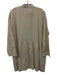 Eskandar Size 0 Cream Linen Long Sleeve Buttons stand collar Shacket Jacket Cream / 0