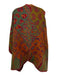 Red & Multi Wool Woven Paisley Mixed Print Wrap Shawl Red & Multi