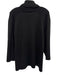 Eileen Fisher Size L Black Merino Wool Knit 3/4 Sleeve Turtleneck Sweater Black / L