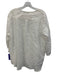 CP Shades Size L White Linen 3/4 Sleeve Deep V neck Oversize Shirt Top White / L