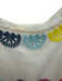 Marie Oliver Size S White & Multi Cotton Ruffle Cap Sleeve Gathered Detail Dress White & Multi / S