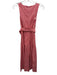 Parker Size 0 White & Red Cotton Blend Spotted Sleeveless Paneled Dress White & Red / 0