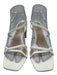 Sam Edelman Shoe Size 7.5 White Leather Upper Strappy Ankle Buckle Sandals White / 7.5