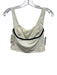 Monday Body Size L Cream White & Black Nylon Blend Contrast Trim Sleeveless Top Cream White & Black / L