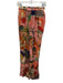 Farm Rio Size XS Pink & Multi Viscose Elastic Back Garden Print Pocketed Pants Pink & Multi / XS