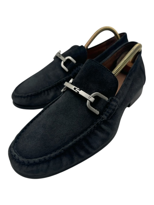 Donald Pliner Shoe Size 9 AS IS Navy Suede loafer Men's Shoes 9