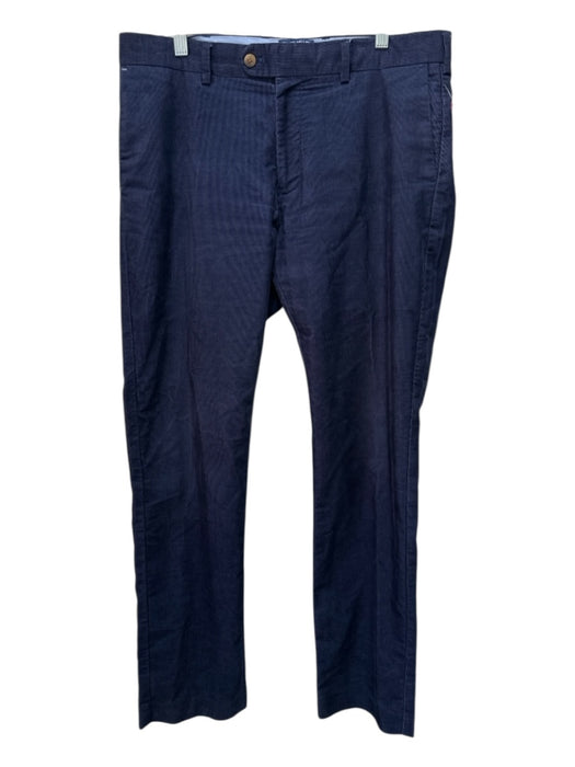 Peter Millar Size 34 Navy Cotton Blend Cordouroy Khakis Men's Pants Navy / 34