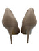M. Gemi Shoe Size 37.5 Beige Leather Pointed Toe Stilletto Pumps Beige / 37.5
