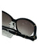 Gucci Black Acetate Gold Accents Sunglasses Black