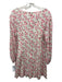 Rebecca Taylor Size S Cream & pink Cotton Slip Incld All Over Print Dress Cream & pink / S