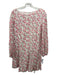 Rebecca Taylor Size S Cream & pink Cotton Slip Incld All Over Print Dress Cream & pink / S