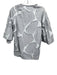 Hunter Bell Size XS White & Black Cotton & Polyester 3/4 Puff Sleeve V Neck Top White & Black / XS