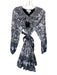 Cleobella Size XS gray, lavender, white Organic Cotton Tassel Tie Dress gray, lavender, white / XS