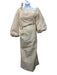 Joyce Jiang Size XL Ecru Cream Puff 3/4 Sleeve Tie Detail Mermaid Hem Gown Ecru Cream / XL