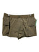 R13 Size L Olive Green Nylon Elastic Waist Pocket Athletic Shorts Olive Green / L