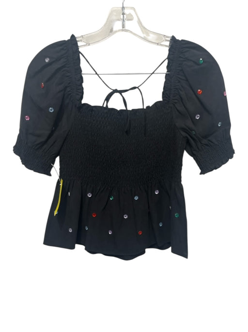 Hill House Size XS Black & Multi Lyocell Elastic & Drawstring Waist Pant Set Black & Multi / XS