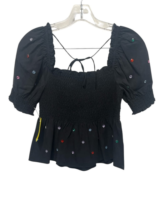 Hill House Size XS Black & Multi Lyocell Elastic & Drawstring Waist Pant Set Black & Multi / XS