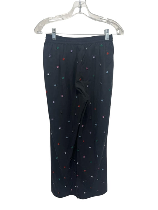 Hill House Size XS Black & Multi Lyocell Elastic & Drawstring Waist Pant Set Black & Multi / XS