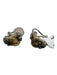 Caviar Silver & Gold 925 Silver 18K Gold Twisted Huggie Clip On Earrings Silver & Gold