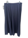 Eileen Fisher Size L Navy Blue Cotton A Line Elastic Waist Midi Skirt Navy Blue / L