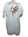 Johnny Was Workshop Size XL White & Multi Cotton Embroidered Flowers Dress White & Multi / XL