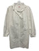 Gallego Desportes Size S White Cotton Long Sleeve Button Up pleats Dress White / S
