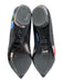 Nicholas Kirkwood Shoe Size 41 Black & Multi Satin Pointed Toe Floral Loafers Black & Multi / 41