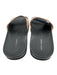 Marc Fisher Shoe Size 10M Beige & Black Leather & Synthetic Slip On Sandals Beige & Black / 10M