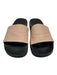 Marc Fisher Shoe Size 10M Beige & Black Leather & Synthetic Slip On Sandals Beige & Black / 10M