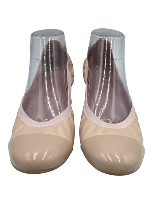 Pretty Ballerinas Shoe Size 41 Blush Pink Leather Cap Toe Ballet Flats Blush Pink / 41