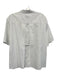Rachel Comey Size M White Cotton Short Sleeve Button Up Cutout Back Shirt Top White / M
