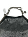 Stella McCartney Black & Silver Faux Suede Studded Chain Trim Tote Bag Black & Silver