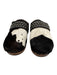 Saint Laurent Shoe Size 37.5 Brown, White & Black Leather Upper Ponyhair Clogs Brown, White & Black / 37.5