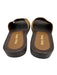 Miu Miu Shoe Size 37 Brown Suede Upper Logo Slide Wood Platform Clog Sandals Brown / 37