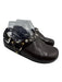 Stella McCartney Shoe Size 37 Dark Chocolate Brown Faux Leather Upper Clogs Dark Chocolate Brown / 37