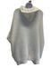 Brunello Cucinelli Size S White Cotton Sleeveless Loose Knit Hood Zip Up Sweater White / S