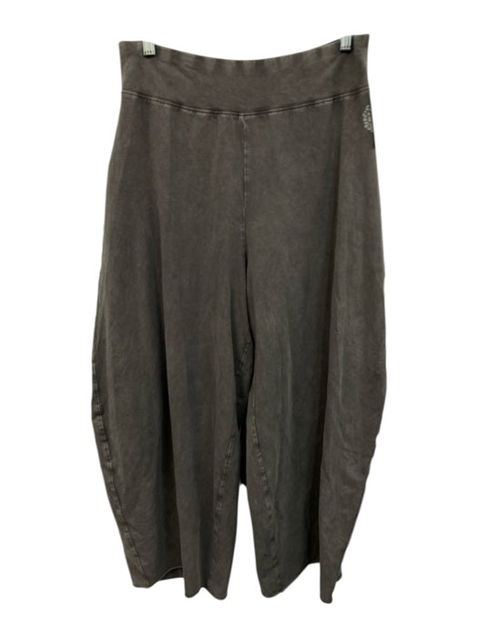 FP Movement Size S Gray Cotton & Elastane Elastic Waist Wide Leg Crop Pants Gray / S