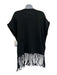 Brunello Cucinelli Size M Black & Silver Cotton Sleeveless Metal Detail Sweater Black & Silver / M