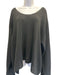 The Row Size XL Black Linen Sheer Knit Scoop Neck Sweater Black / XL